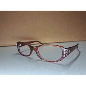 Versace MOD 3023-B 277 Eyeglasses Pink Brown Glitter Plastic Frames 53-17-135